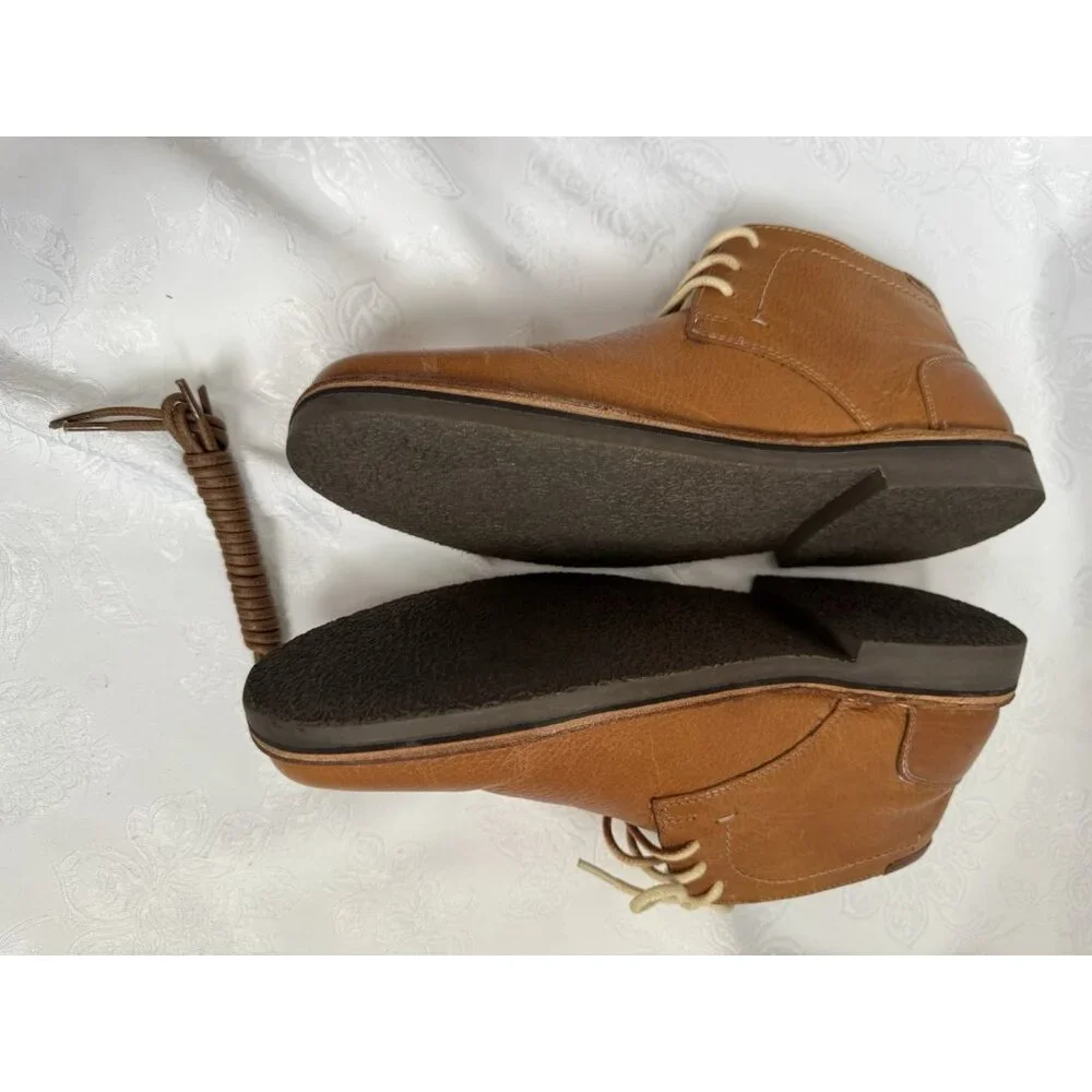 Kenneth Cole Reaction Desert Sun Men’s Leather Chukka Boots Sz 10 M Brown NEW